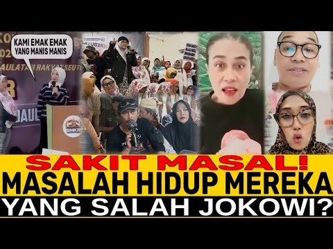 IT'S ALL JOKOWI'S FAULT❓BECOMING A STREET MOTHER ALSO BECAUSE OF JOKOWI❓NETIZERS ARE GOING TO BE ...