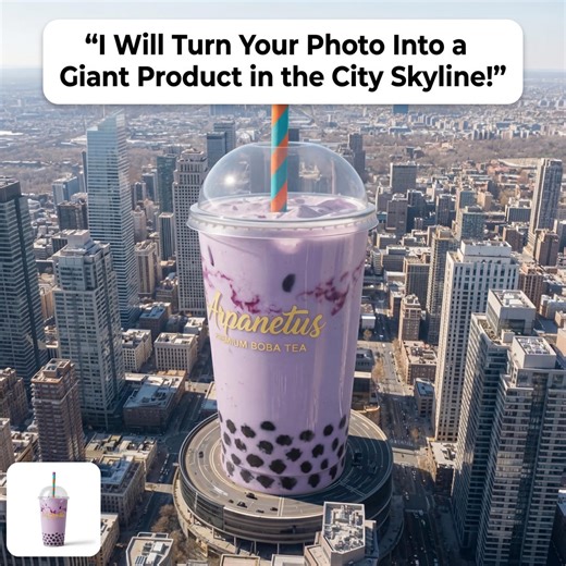 Giant Product City Skyline Video Ad • Custom Marketing (5-10 Second) - Etsy