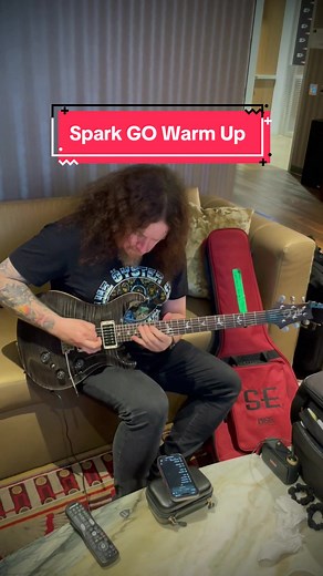 Spark GO Warm Up with Fredrik from Opeth