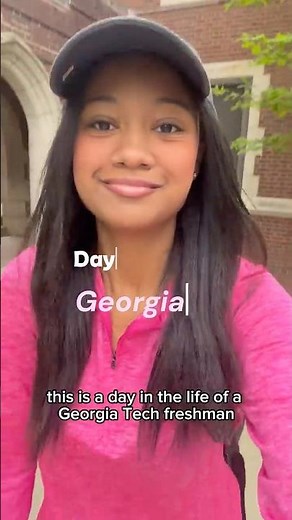 Day In the life of a Georgia Tech Freshman (realistic) 🐝 #georgiatech #collegelife #freshmanyear