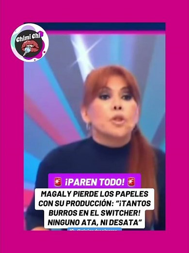 MAGALY MEDINA LOSES HER COOL WITH HER PRODUCTION TEAM AND CALLS THEM IDIOTS. #magalymedina