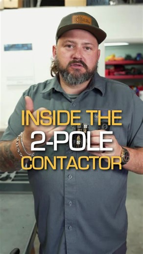 🛠 Two-Pole Contactor Explained A worn contactor can overwork a compressor. Most homeowners never see it, but it plays a major role in system health. Preventive maintenance protects performance. Have you replaced one before? Tell us in the comments 🔧 #heating #cooling #heatingandcooling #airconditioning #hvactips