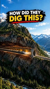 HOW DID THEY DIG THIS TUNNEL UNDER A MOUNTAIN? 🤯