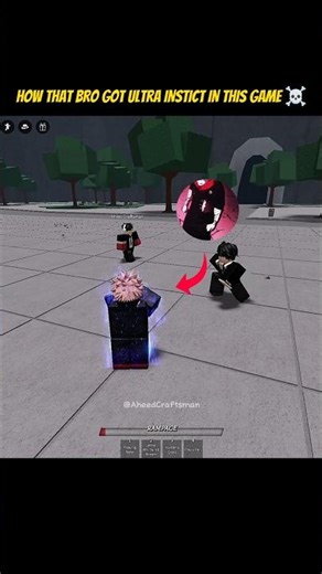 How Did This Guy Got The Ultra Instinct In Tsb Roblox 😱 #roblox#fyp