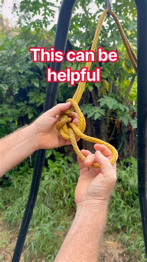 Really nice knot how to tie a knot or hitch with rope #shorts