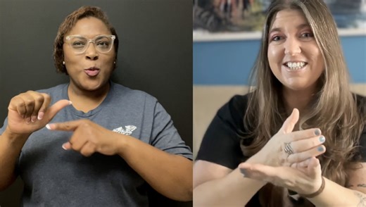 48K views · 938 reactions | Callie Frye interviews Leah Bornstein, who is a dog trainer, about her new “Born to Be Dog Training” ASL courses. Transcript: https://www.dailymoth.com/blog/online-dog-training-courses-in-asl Website/Email: https://www.borntobedogtraining.com/ borntobedogtraining@gmail.com Previous report: https://www.dailymoth.com/blog/signing-dog-trainers | The Daily Moth | Facebook