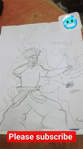 gojo saturo anime edit #animedrawing #jujutsukaisen #drawing