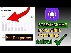How to fix noise while streaming in streamchamp | 💯 % work trick| Streamchamp settings