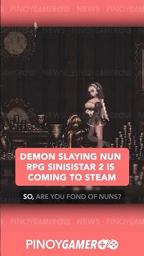 Demon slaying nun RPG SiNiSistar 2 is coming to Steam #SiNiSistar #pinoygamer #shorts #shortsph