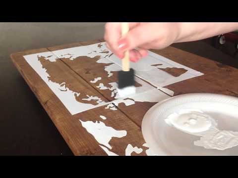 World Map DIY Wood Creations Kit