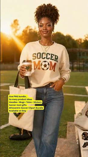 Digital Product Idea for Etsy Sellers: Soccer PNG Bundle