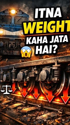 Train Ka Weight Kaise Distribute Hota Hai?🚆⚖️ #facts #bighrtmen @Bighrtmen