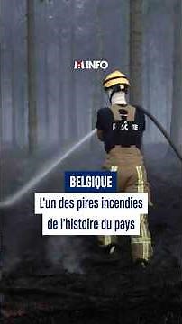 Belgium Battles Historic Wildfire in the High Fens