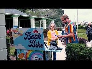 Book Bikes roll out library access directly to seniors | #OCLSBookBike