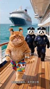 Fat Pig's Luxury Cruise Adventure! 🐷🛳️ | Leopard Bodyguard & Funny AI Animal Story
