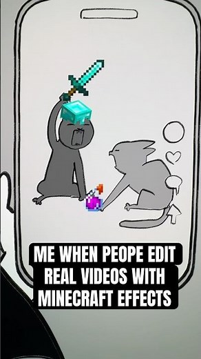 The silly Minecraft edits