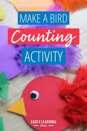 How to Make a Counting & Color Activity for Your Bird Theme