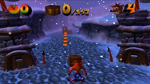 crash bandicoot wrath of cortex playstation 2 arctic antics gameplay | Aura Games Network