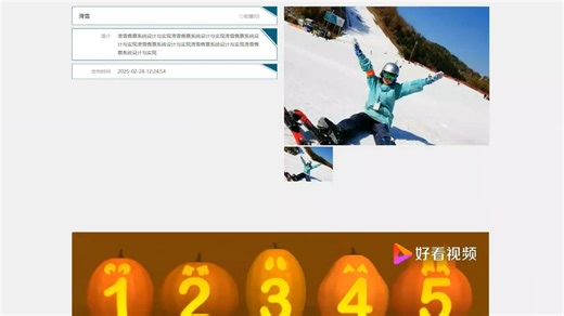 python滑雪售票系统设计与实现演示录像2025