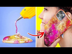 FUN AND CREATIVE PHONE HACKS || How To Make Phone Case? Cool Ideas by 123 GO SCHOOL