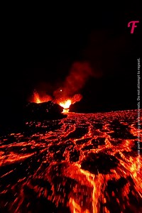 Capturing the raw power of nature as lava reshapes the landscape | Fabiosa Australia