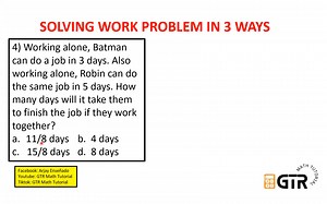 Civil Service Exam Reviewer Word Problem #4 #arjayensenado #gtrmathtutorial #wordproblems #civilserviceexam | Arjay Enseñado