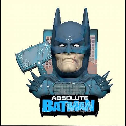 Absolute Batman 🦇 #batman #absolutebatman #joker #comics #fanart #3dprint #3d #3dprinting #dccomics