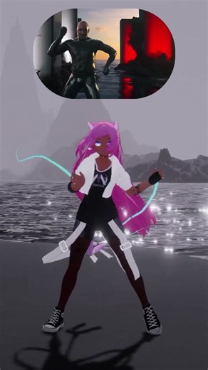 VR Dancing to Death Stranding 2 Charlie's Dance #dance #vrchat #vrc #justdance #anime #mmd #vr #ds