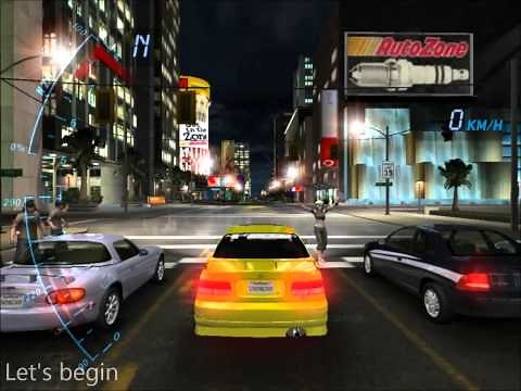 NFS Underground: Drag tutorial & Drag race in Honda Civic
