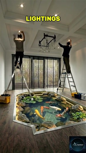 Building a Koi Pond INSIDE a Luxury Living Room | Extreme Home Makeover Concept