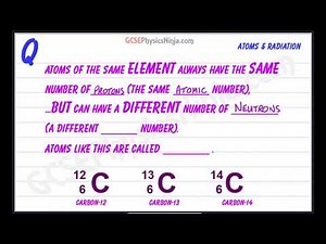 What are Isotopes? Atomic Structure - GCSE Physics