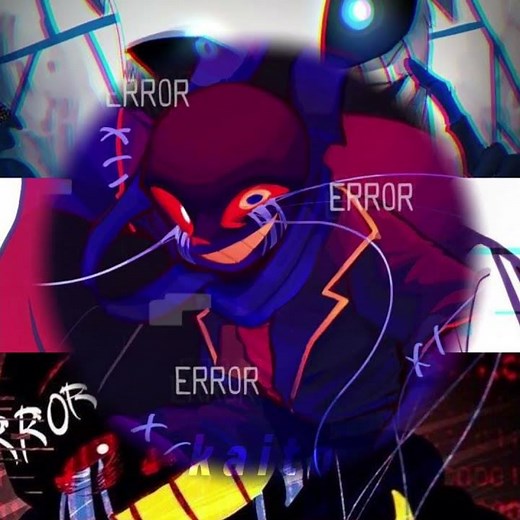 error trio edit [black Beatles hardtekk] #undertale #edit #underverse
