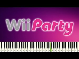 Wii Party - Menu Theme - EASY PIANO TUTORIAL