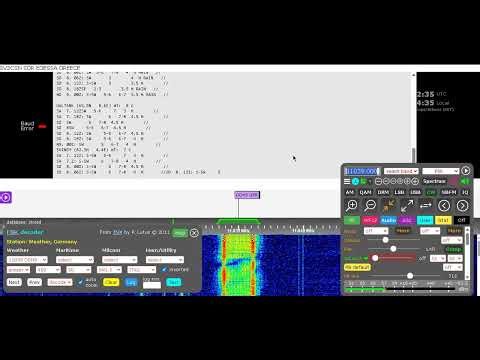 11.039 Mhz DDH9 Telex Meteo - Alemãnha