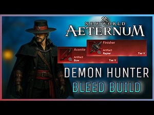 Demon Hunter Bow Rapier Bleed Build 🏹🩸 | New World Aeturnum Season 9-10