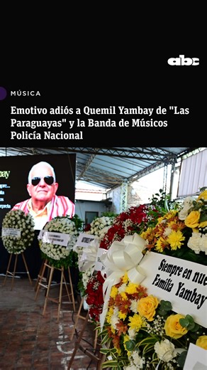 ABC Digital on Instagram: "🎶 Un adiós lleno de música y emoción 🎤 @lasparaguayaspy y la @bmpnpy se unieron para rendir un sentido homenaje de despedida a don Quemil Yambay, ícono del folclore y “Comandante del Purahéi Jahe’o” que nos dejó a los 87 años. 📲 www.abc.com.py #ABCColor #QuemilYambay #Música"