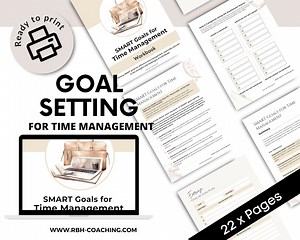 SMART Goals Workbook: Time Management, Life Coaching (PDF Download) - Etsy UK