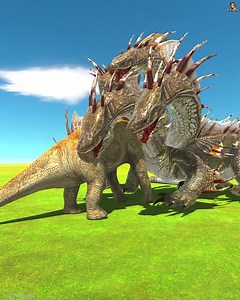 Brachiosaurus vs Hydra Dragon - Animal Revolt Battle Simulator | Chotobhai