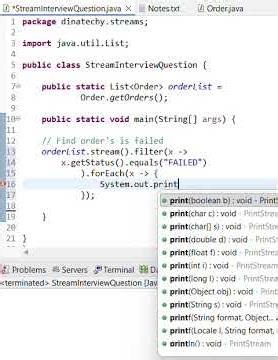 Java Stream Interview Question | Check If Any Order Is Failed | DinaTechy #coding #streamapi