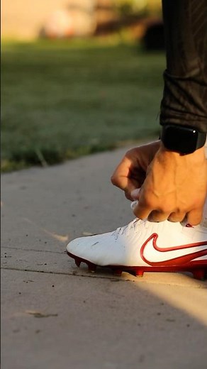 Sunset training #asmrsoccer #soccercleats #niketiempo