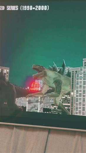 Godzilla ( zilla jr ) ( toragoji ) 1998 - 1999 atomic breath