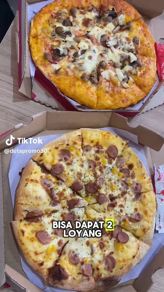 Pizza Hut Promo Teruuuus pake voucher tiktok jadi lebih hemat 🥳 #promomakanliburan #pestarasaliburan #jelajahbegah #kulinerpekanbaru #pizzahut