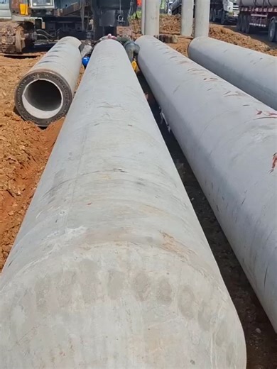 Driving Concrete Piles with a DD105 Diesel Pile Driver