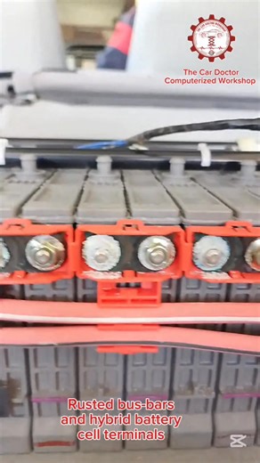 42K views · 621 reactions | ‎HV Battery Health and performance is affected by the rusted bus-bars and terminals of cells. Cleaning is the only option. Part 2‎ | The Car Doctor "Computerized Workshop" | Facebook