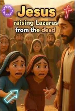 Jesus Raises Lazarus – Ever-Living Power of Jesus & Grace #christianyoutube #biblestories #faith