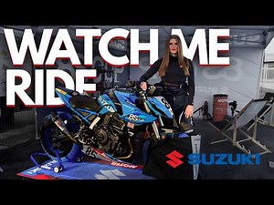 Suzuki 8S Cup RACE bike - Spinning a few laps in France!