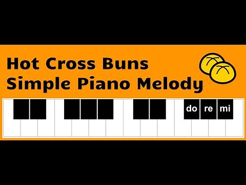 Hot Cross Buns - Easy Piano Melody - Chrome Music Lab (Shared Piano)