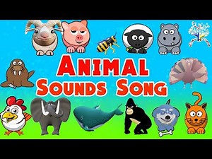 The Animal Sounds Song Let's Learn about the Animal Sounds LLAL1 Edufam Kids Song and Nursery Rhyme