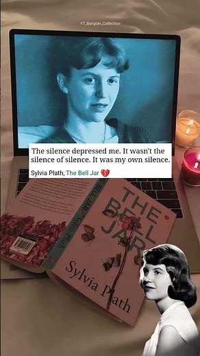 The Bell Jar | Sylvia Plath💔. #classicliterature #booktube #fyodordostoyevsky #sylviaplath