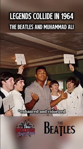 George won't back down, 18 February 1964 in Miami. Beatles and Muhammad Ali #classicrock #thebeatles